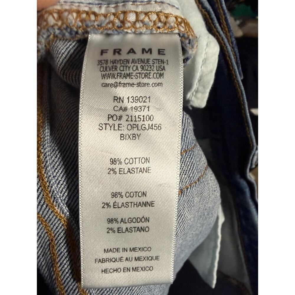 Frame Le Garcon Jeans in Bixby wash Size 28 - Picture 7 of 7